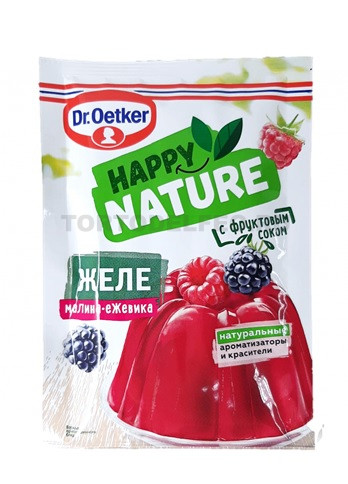 Желе Малина-Ежевика 41г Happy Nature